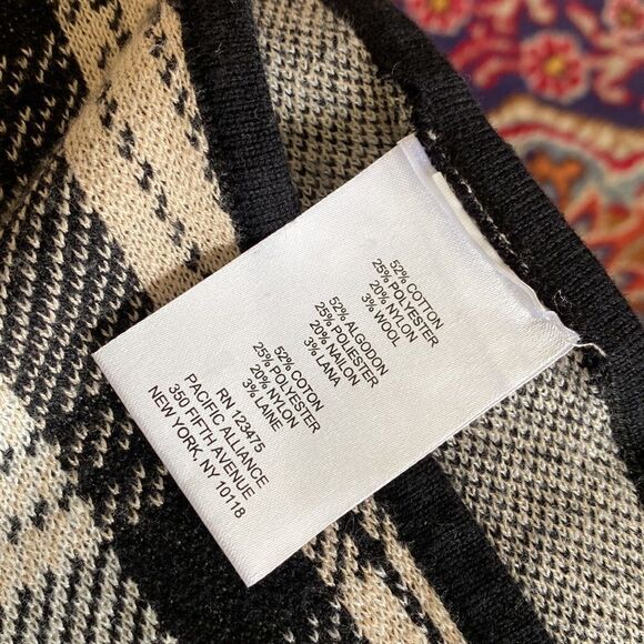 Jones New York Plaid Wool Blend Zip Up Cape/Poncho - Picture 16 of 16